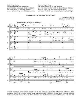 Gaude Virgo Maria