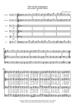 Chi vol che m’innamori