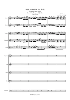 Habt nicht lieb die Welt