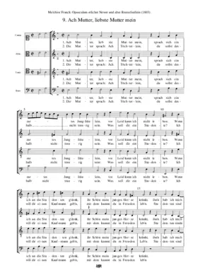 Ach Mutter, liebste Mutter mein
