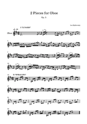 2 Pieces for Oboe