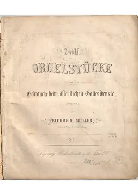 12 Organ Pieces, Op.7