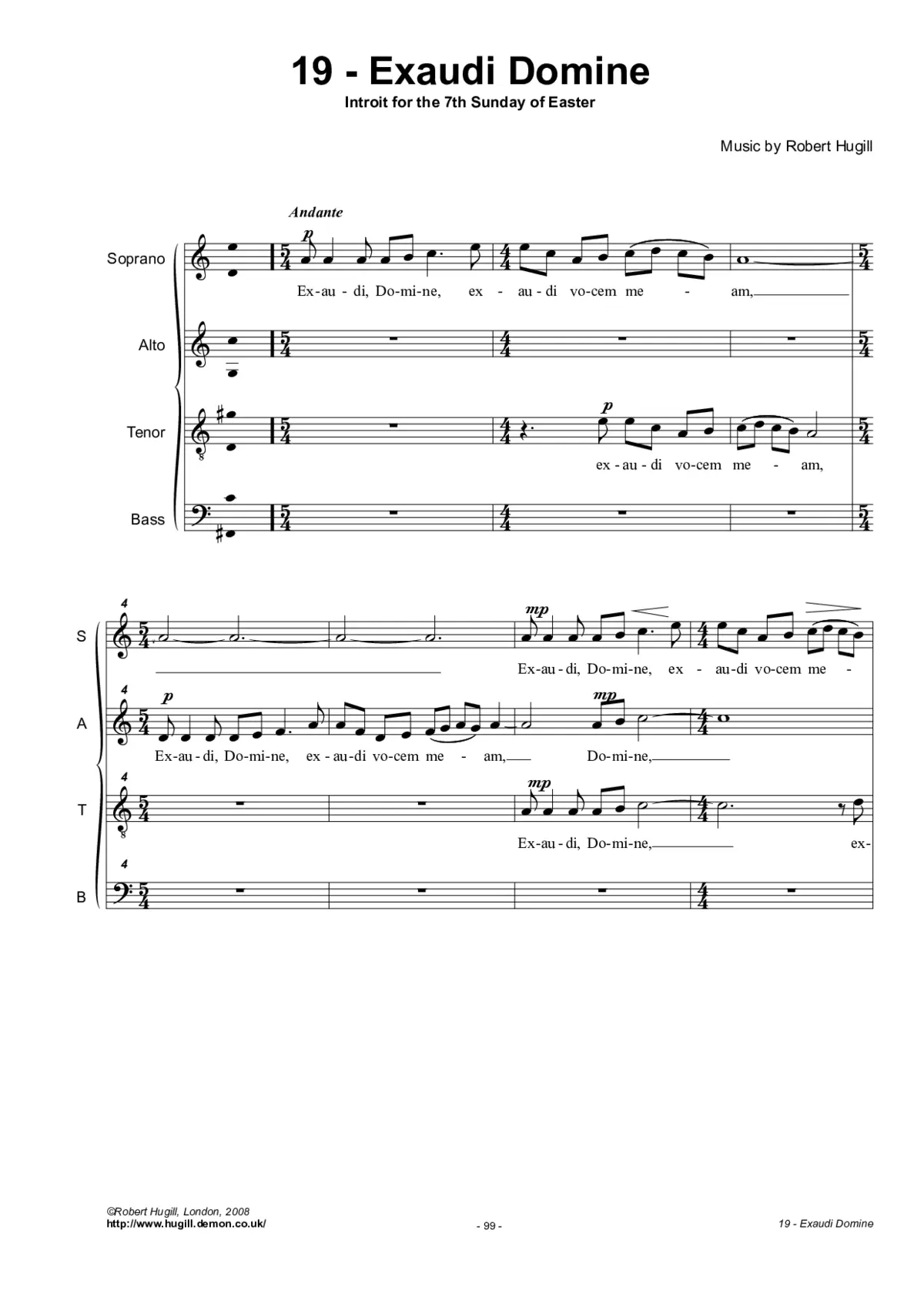 Exaudi, Domine - Page 1