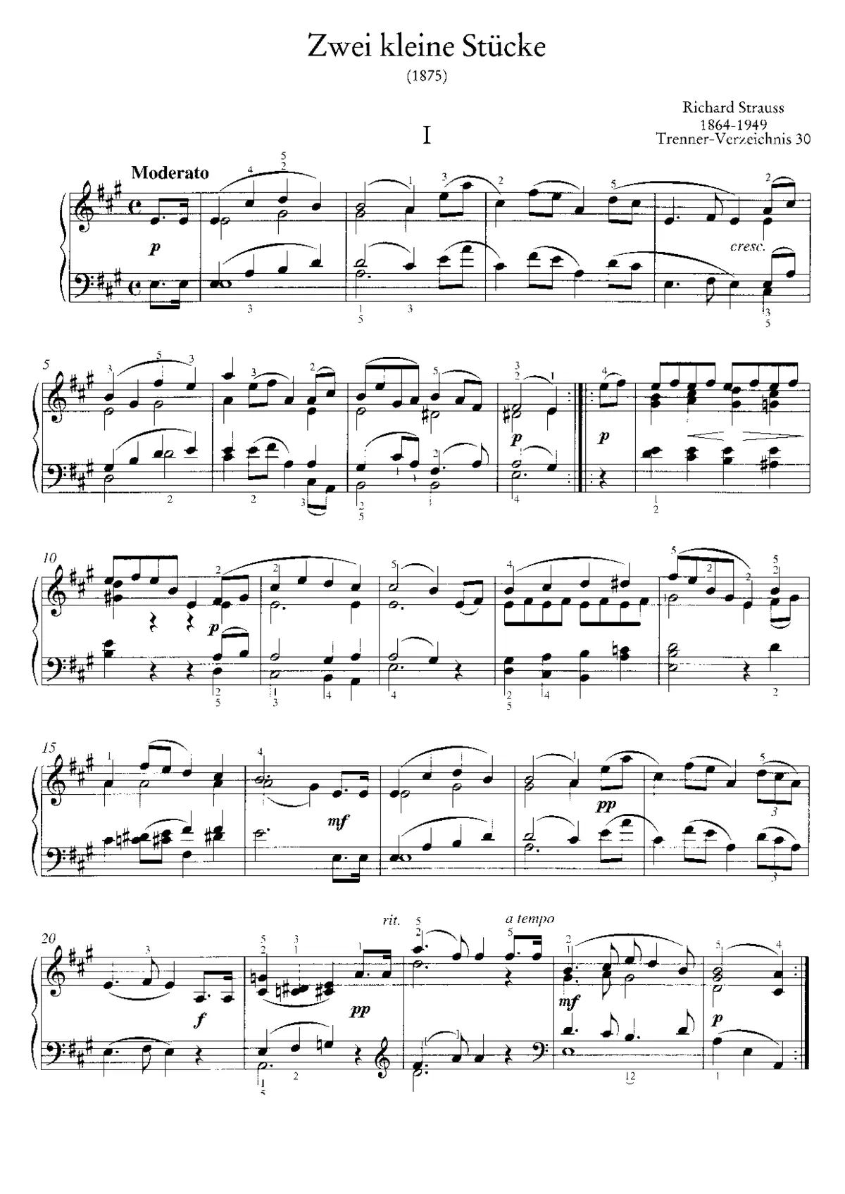 Zwei Kleine Stücke - Page 1