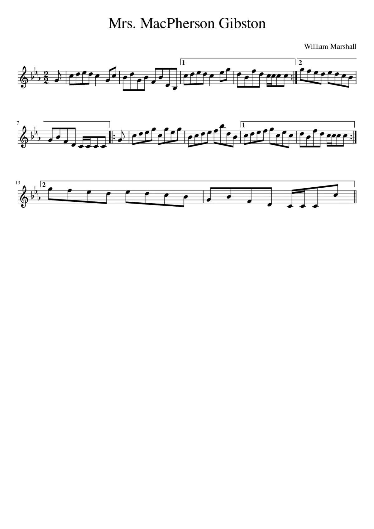 Mrs. MacPherson Gibston - Page 1