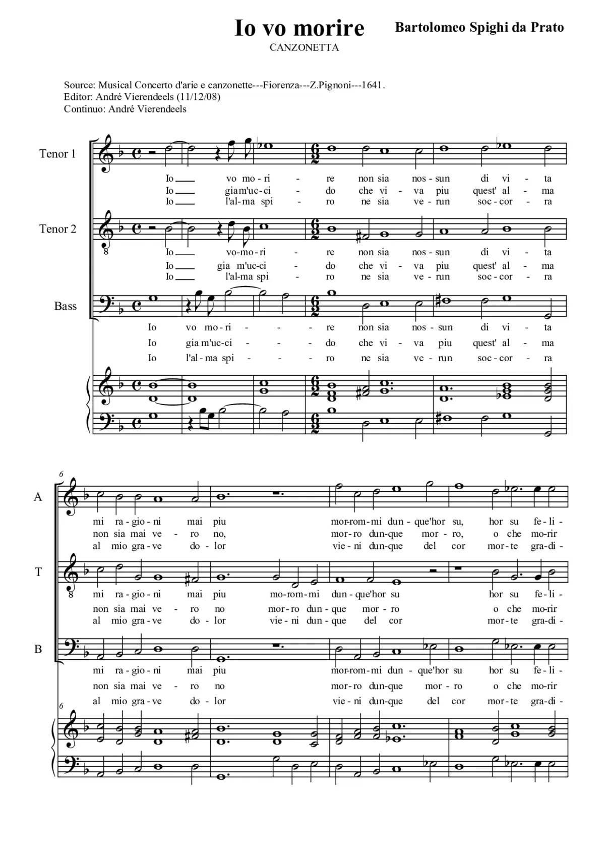Io vo morire - Page 1