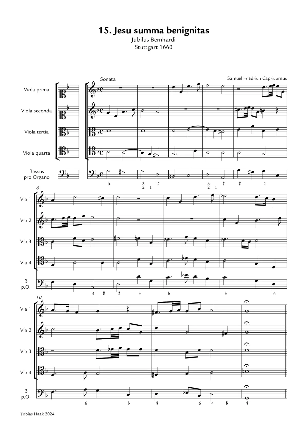 Jesu summa benignitas - Page 1