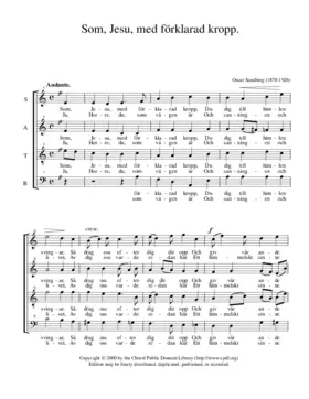 Som, Jesu, med förklarad kropp