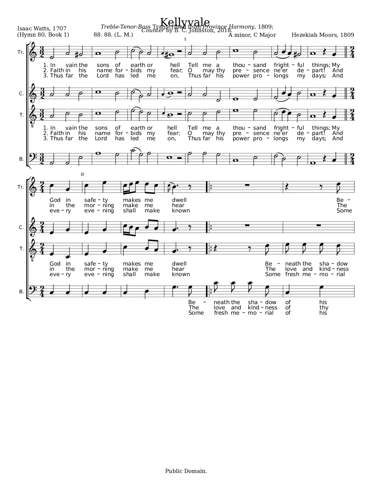 Kellyvale - Hezekiah Moors - Page 1