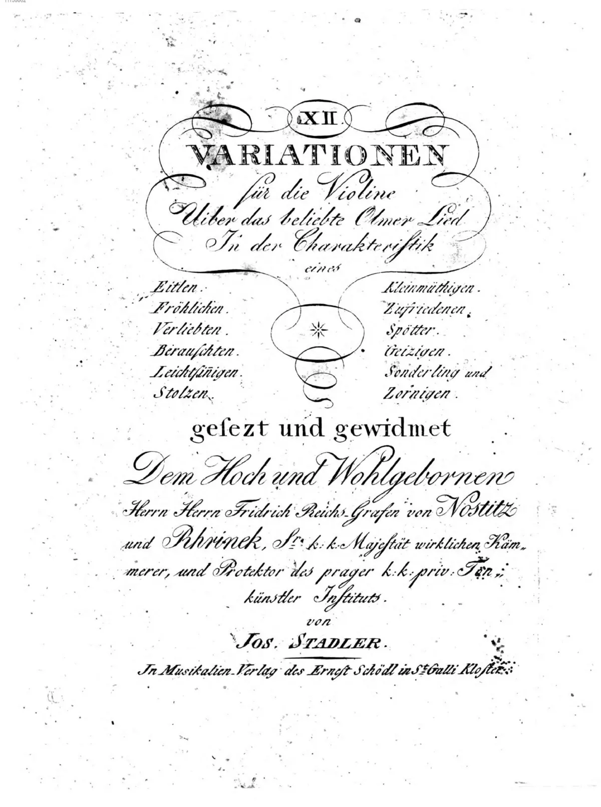 12 Variations on the Olmer Lied - Page 1