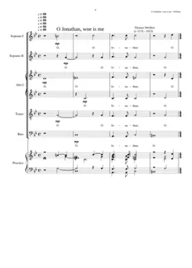 O Jonathan woe is me