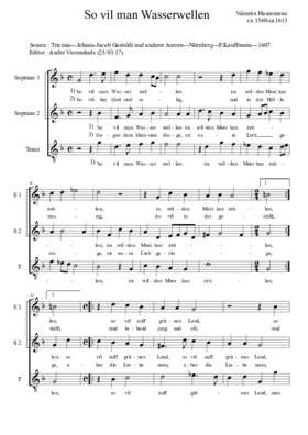 So vil man Wasser wellen