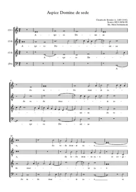 Aspice Domine de sede