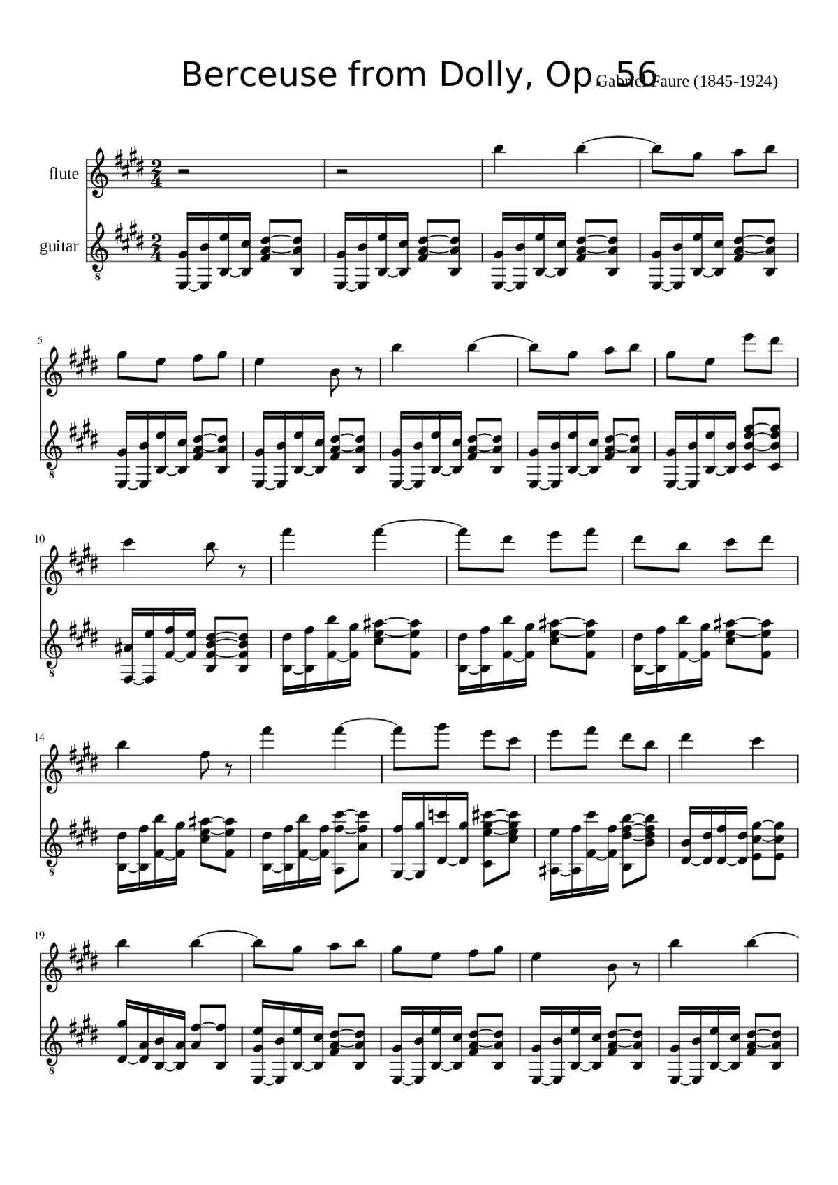Berceuse Op.16 - Page 1