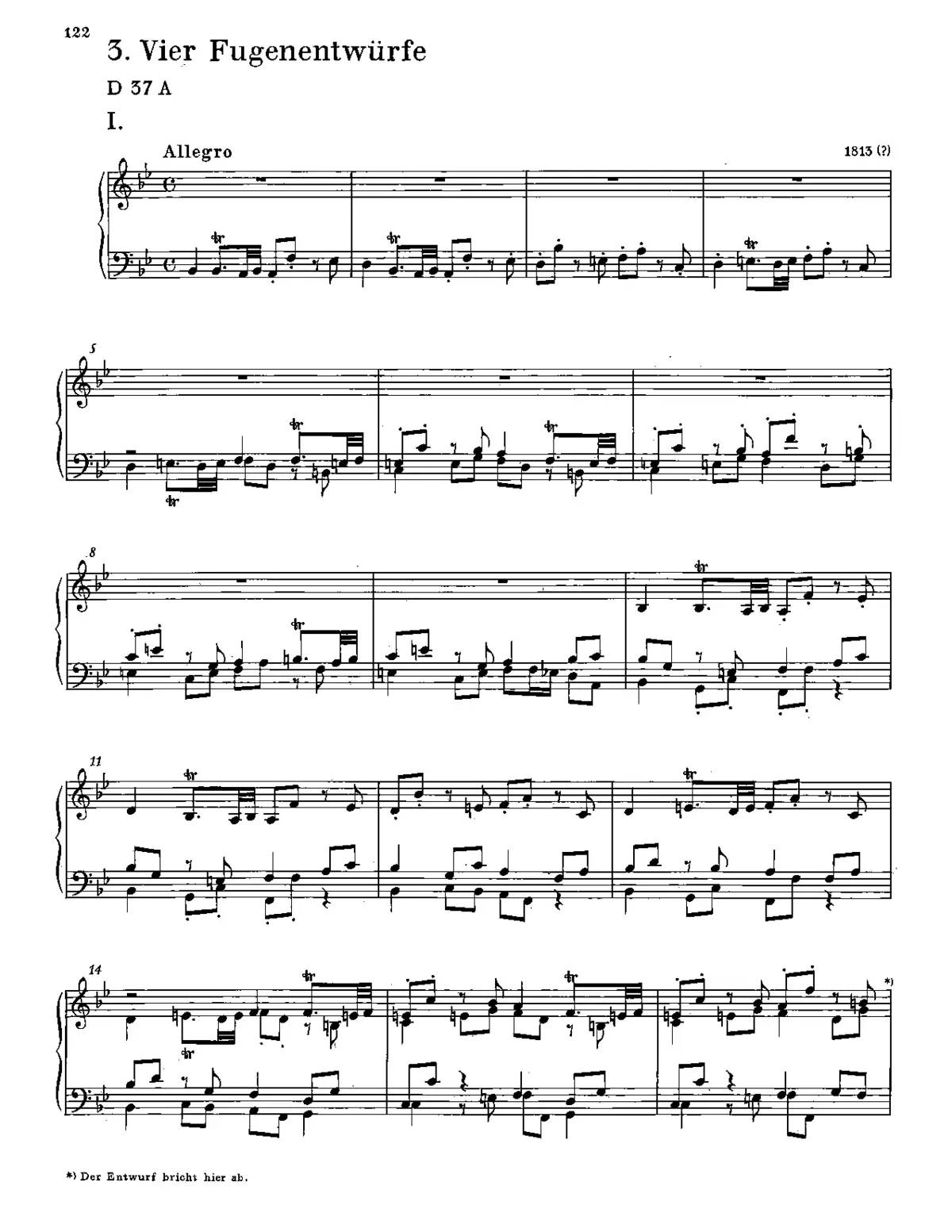 4 Fugal Sketches - Page 1