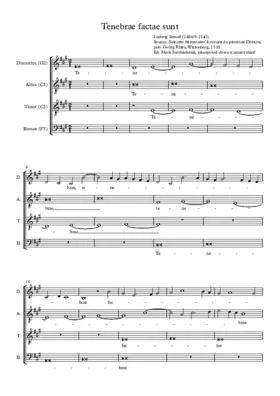 Tenebrae factae sunt