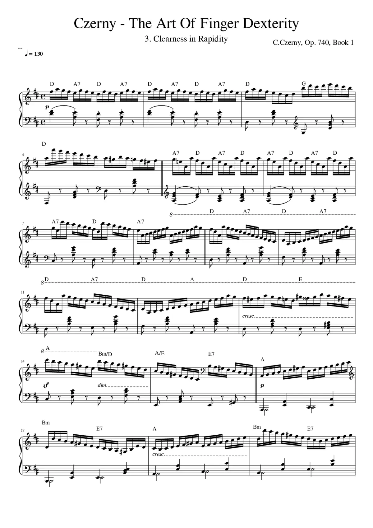 The Art of Finger Dexterity Op.740 - Page 1