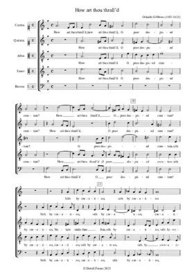 How art thou thralled