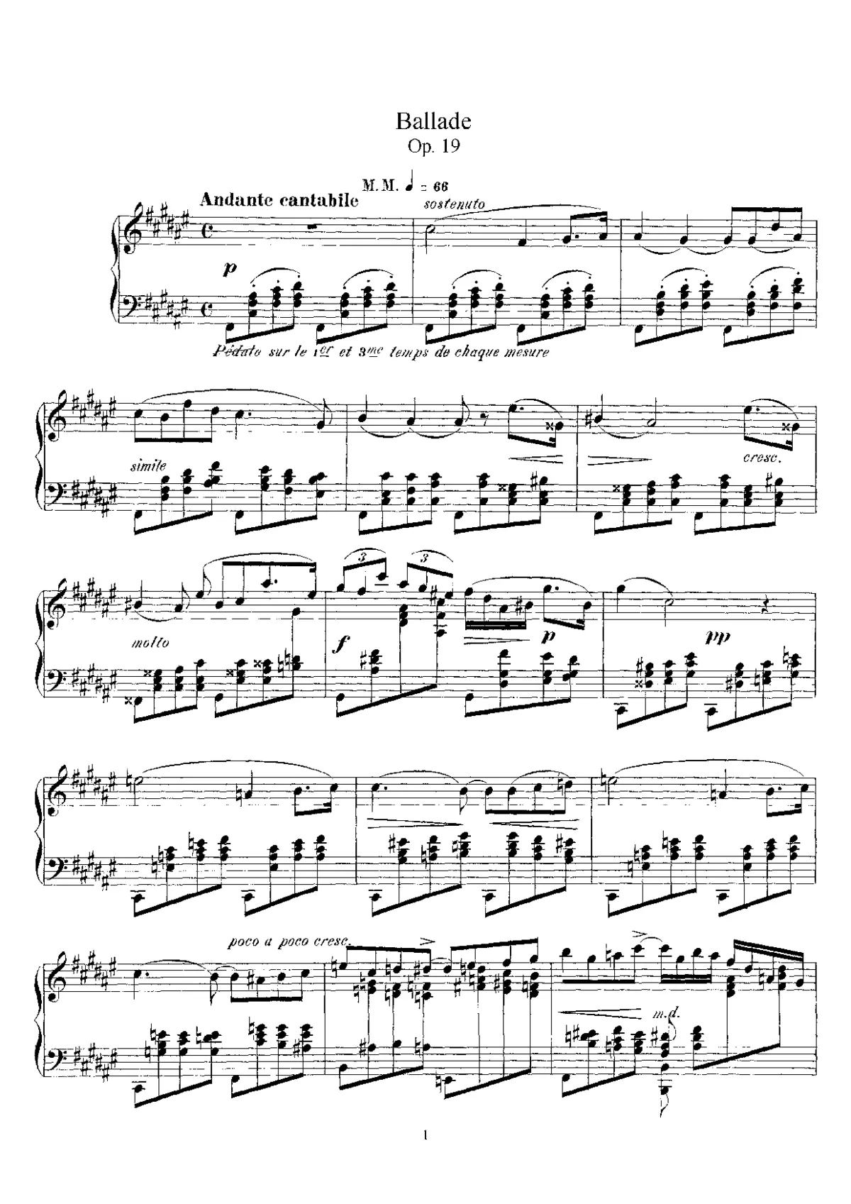 Ballade - Page 1