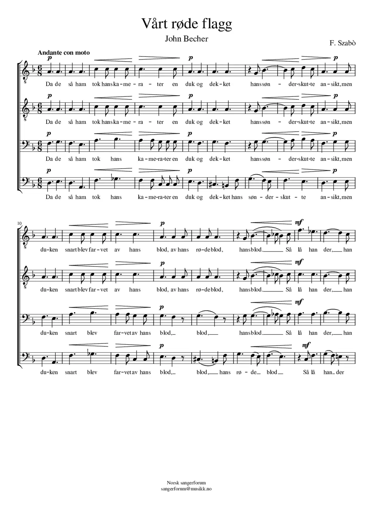 Vårt røde flagg - Page 1