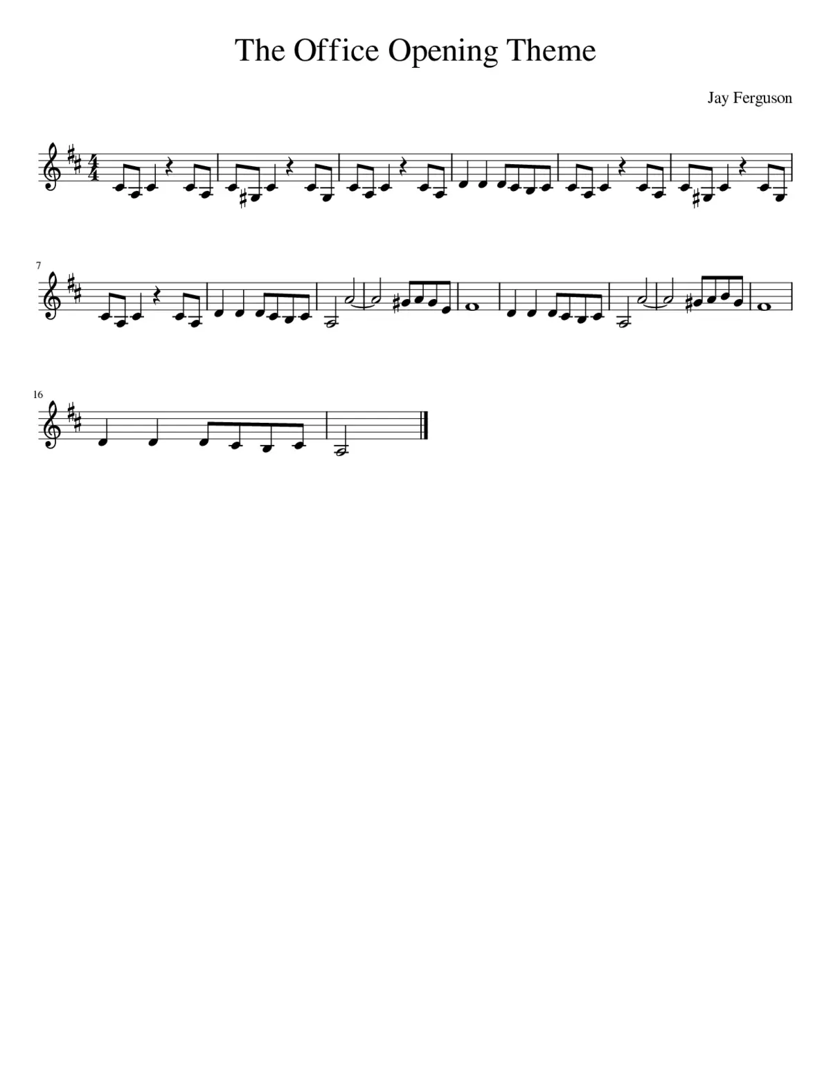 the office theme - Page 1