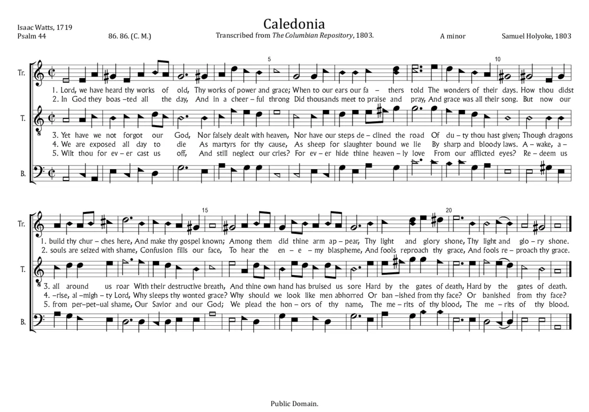 Caledonia - Page 1