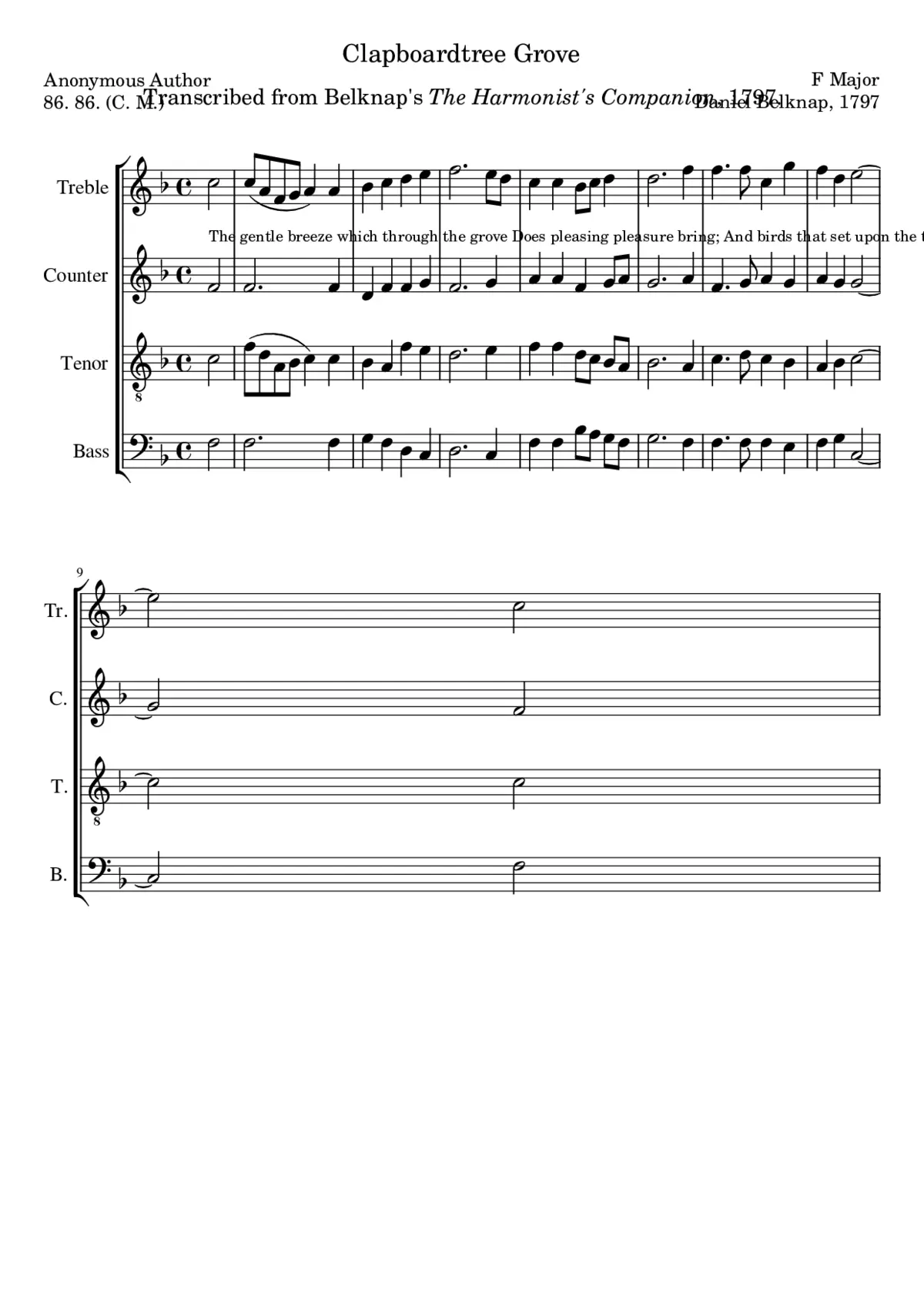Clapboardtree Grove - Page 1