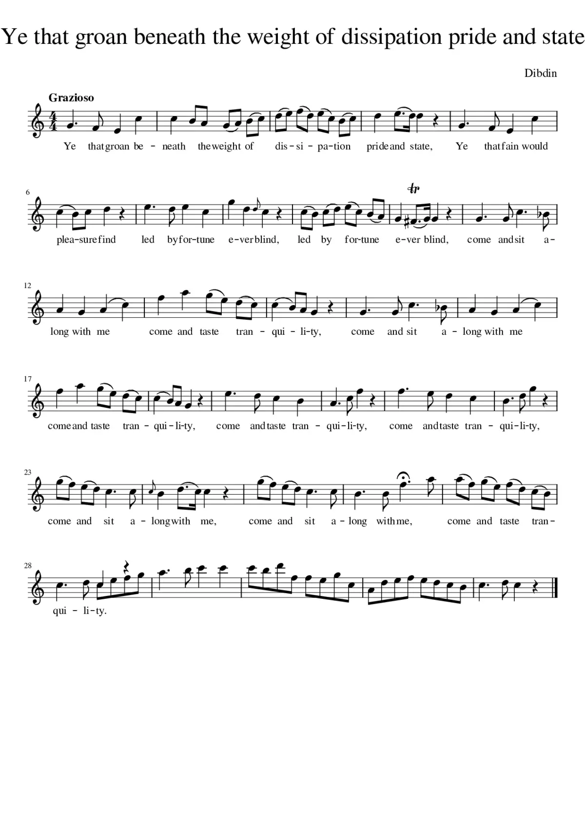 Ye that groan beneath the weight of dissipation pride and state - Page 1