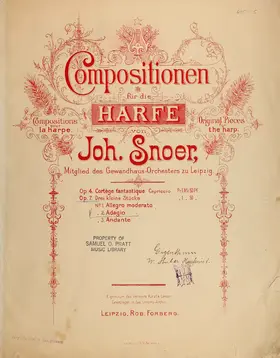 3 Kleine Stücke für die Harfe