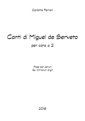 Canti di Miguel de Serveto