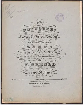 Potpourri for Flute or Violin and Piano No.27