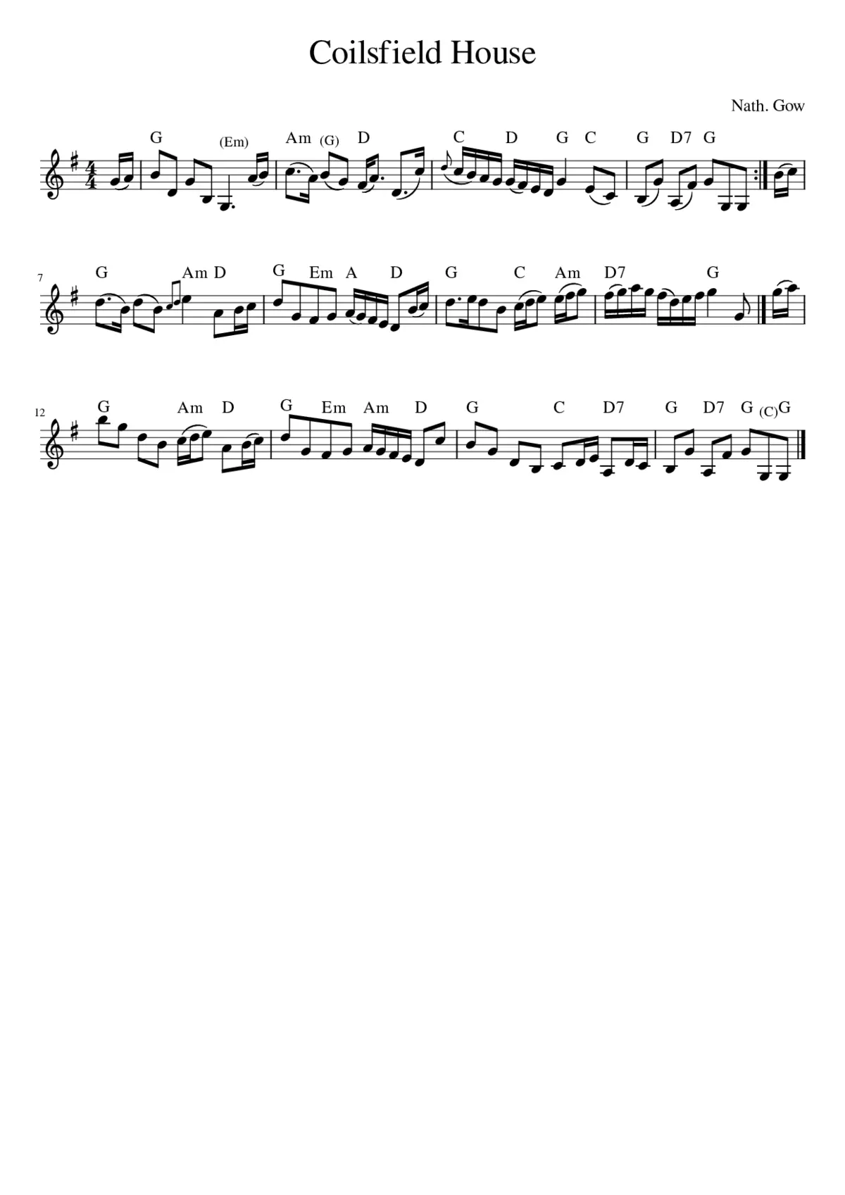 Coilsfield House - Page 1