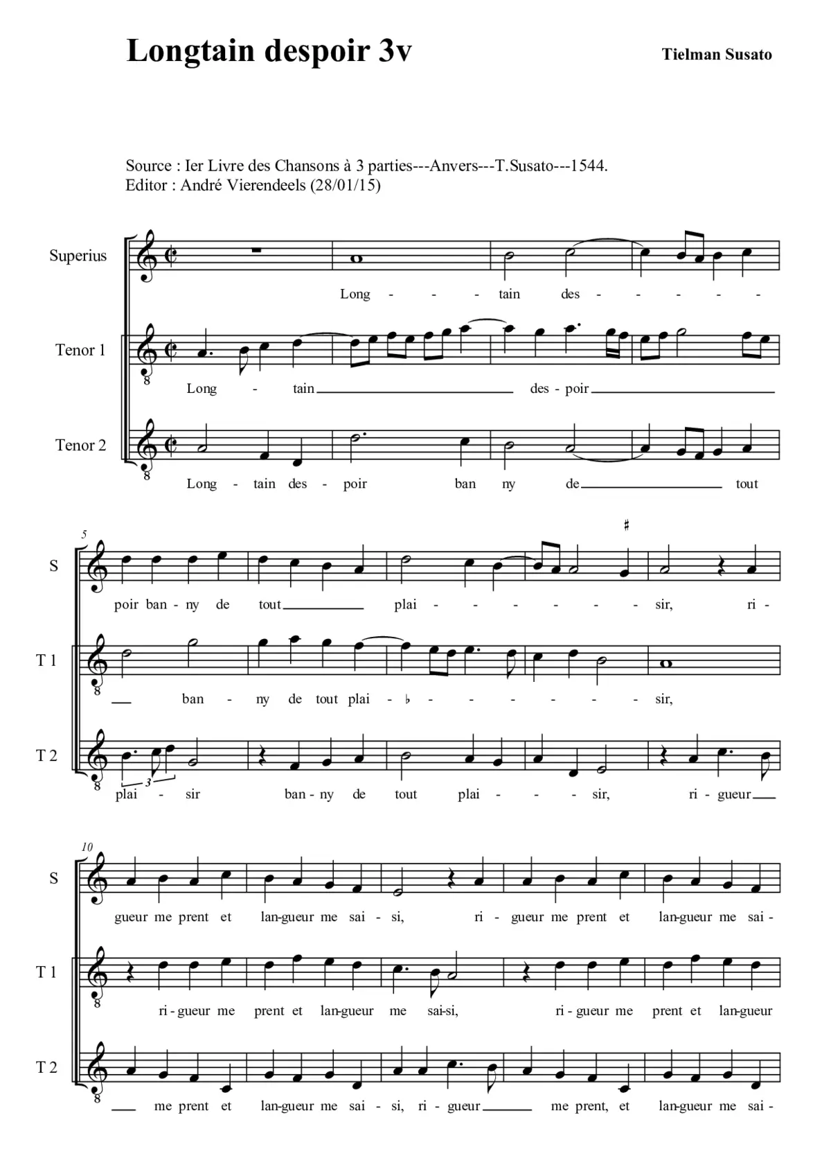 Loingtain despoir - Page 1
