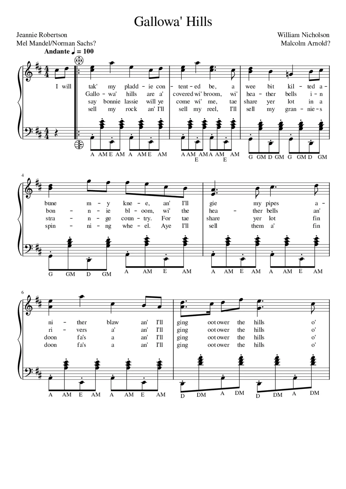 Gallowa Hills - Page 1