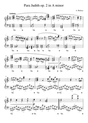 Para Judith op. 2 in A minor