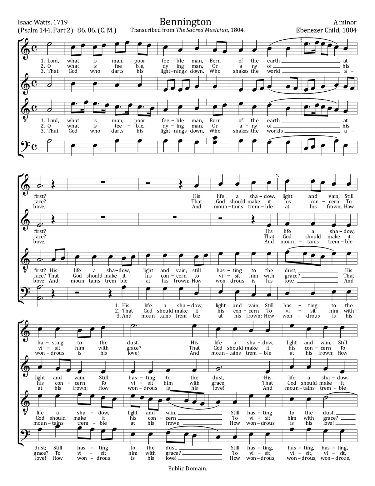 Bennington - Page 1