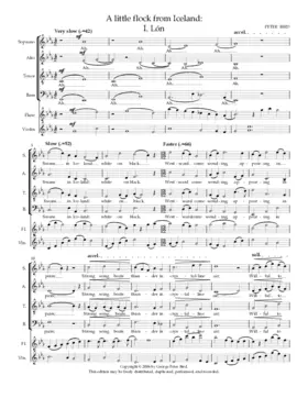 A little flock from Iceland