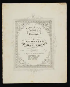 Variations brillantes sur la dernière pensèe de Weber