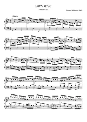 Sinfonia in G major BWV 796