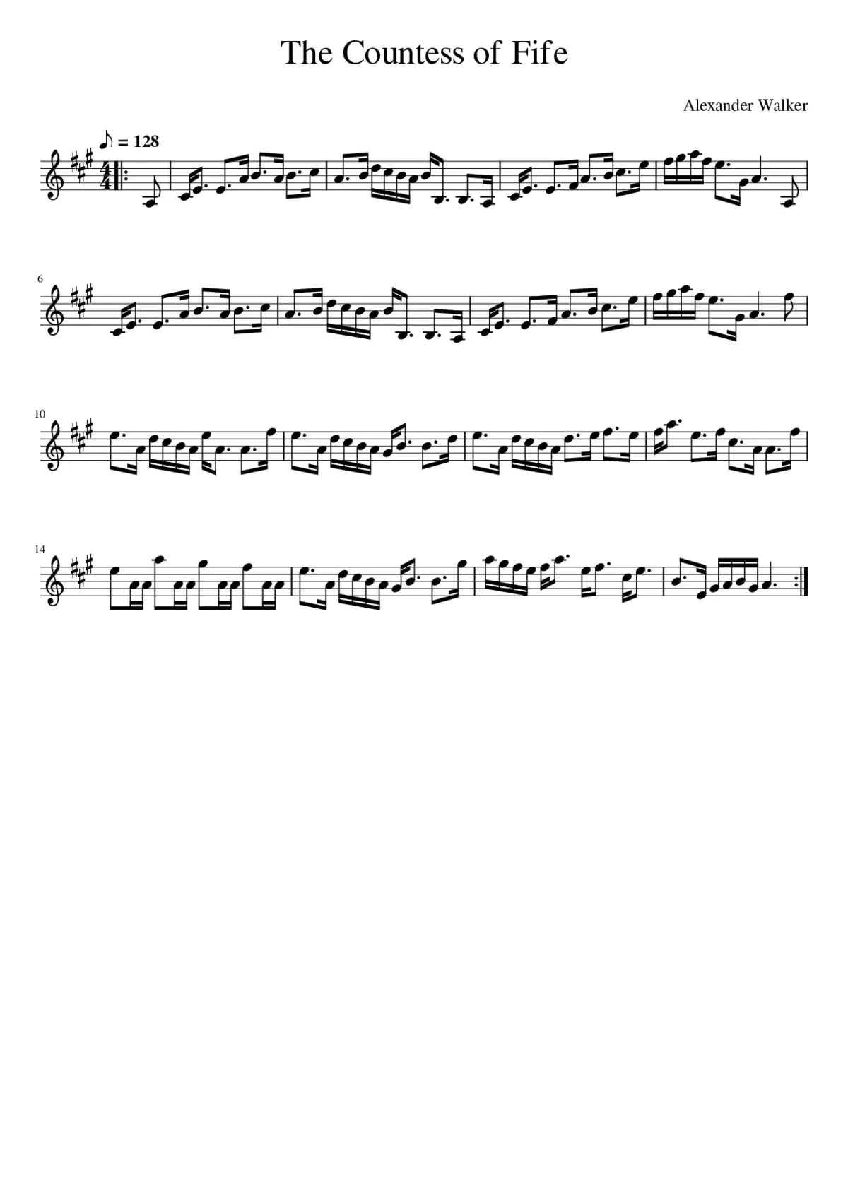 The Countess of Fife - Page 1