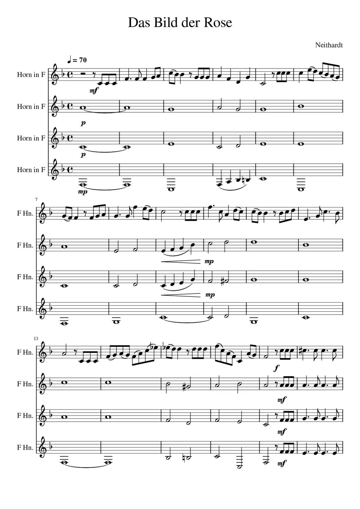 Das Bild der Rose - Page 1