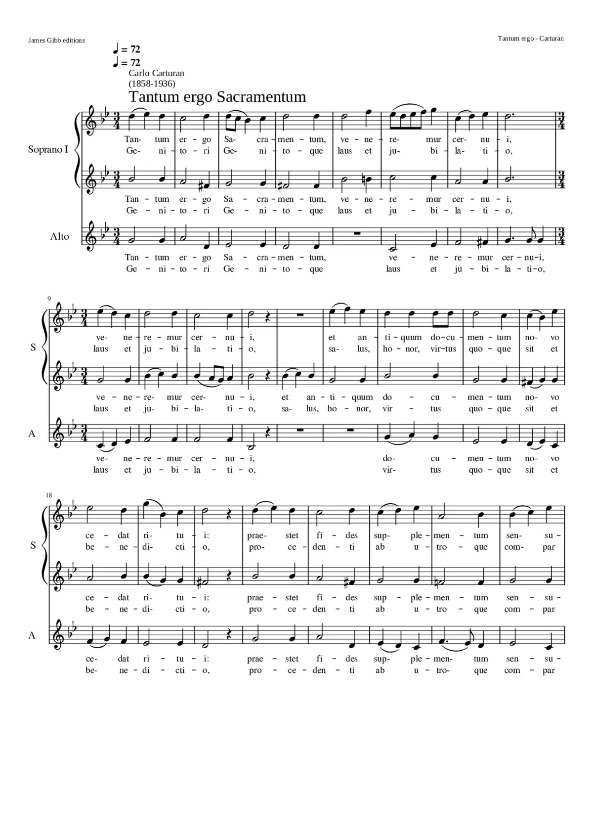 Tantum ergo Sacramentum - Page 1