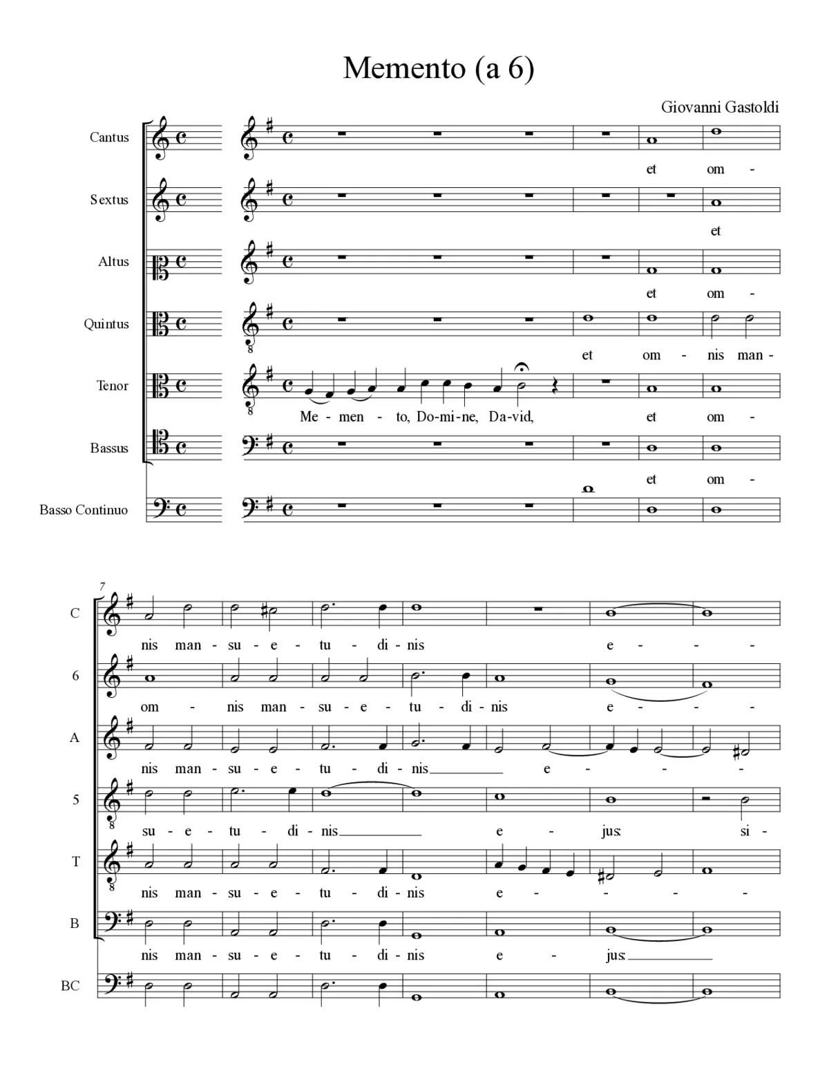 Memento (a 6) - Page 1