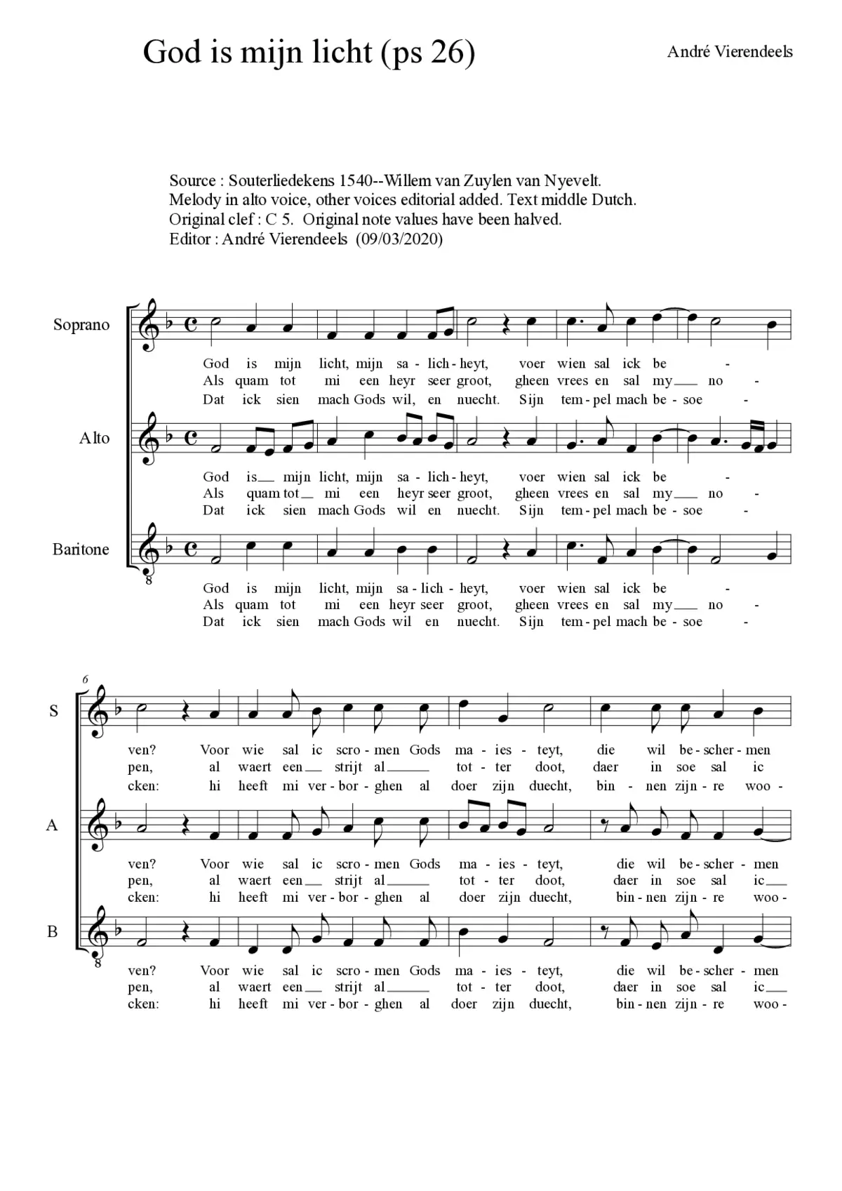 God is mijn licht - Page 1