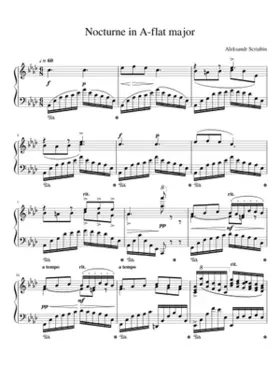 Nocturne in A-flat major WoO 3