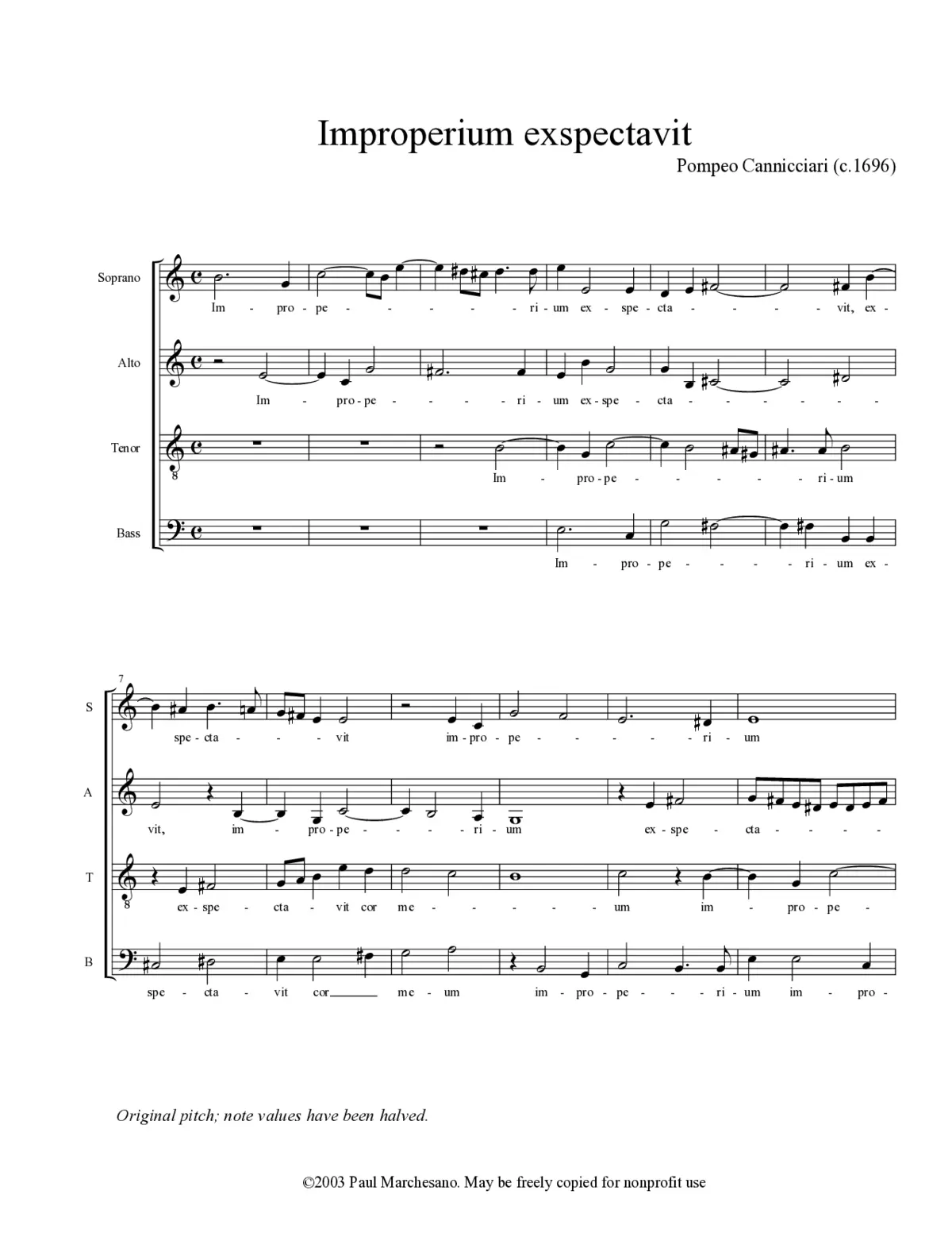 Improperium exspectavit - Page 1