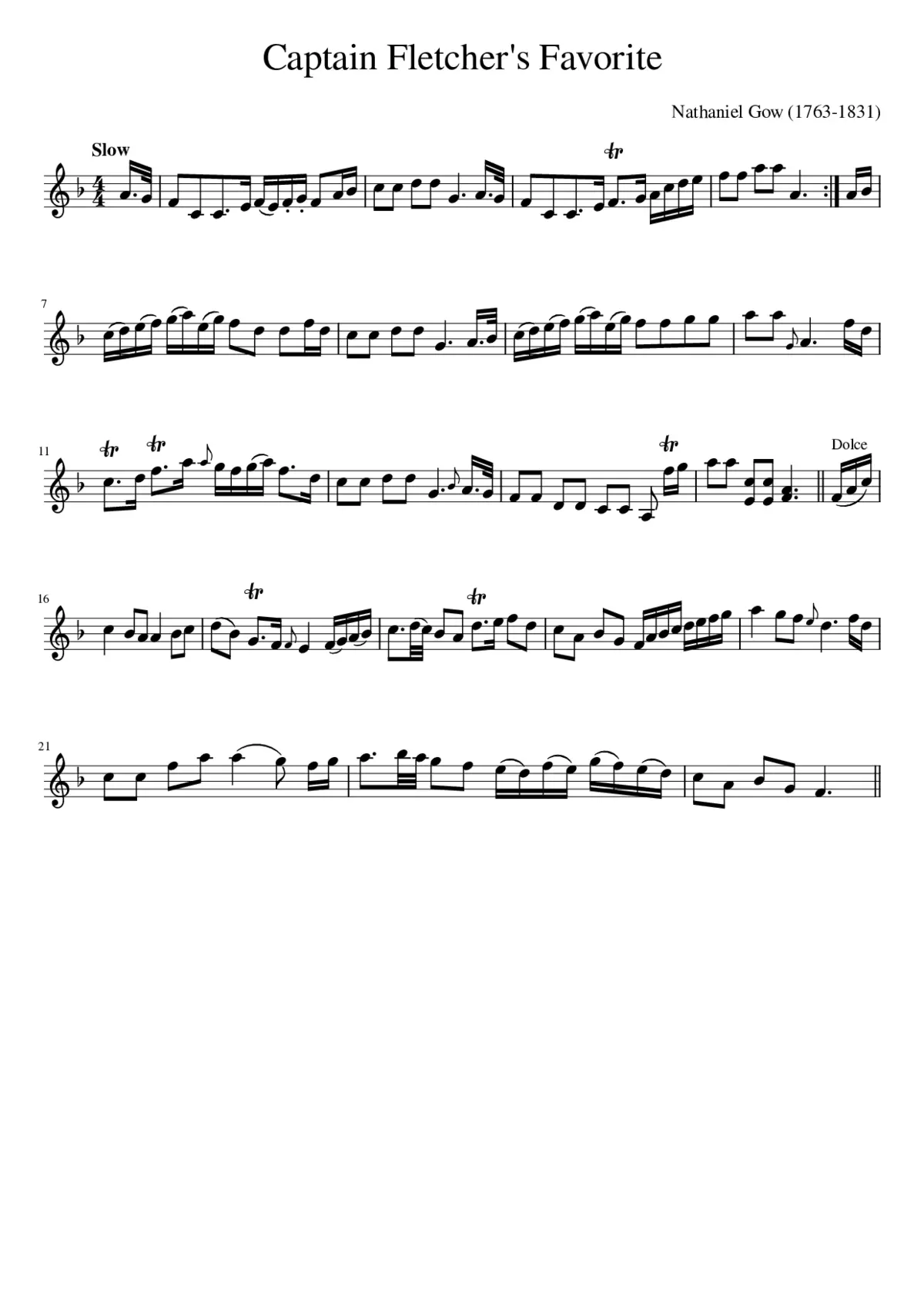 Captain Fletcher's Favorite - Page 1