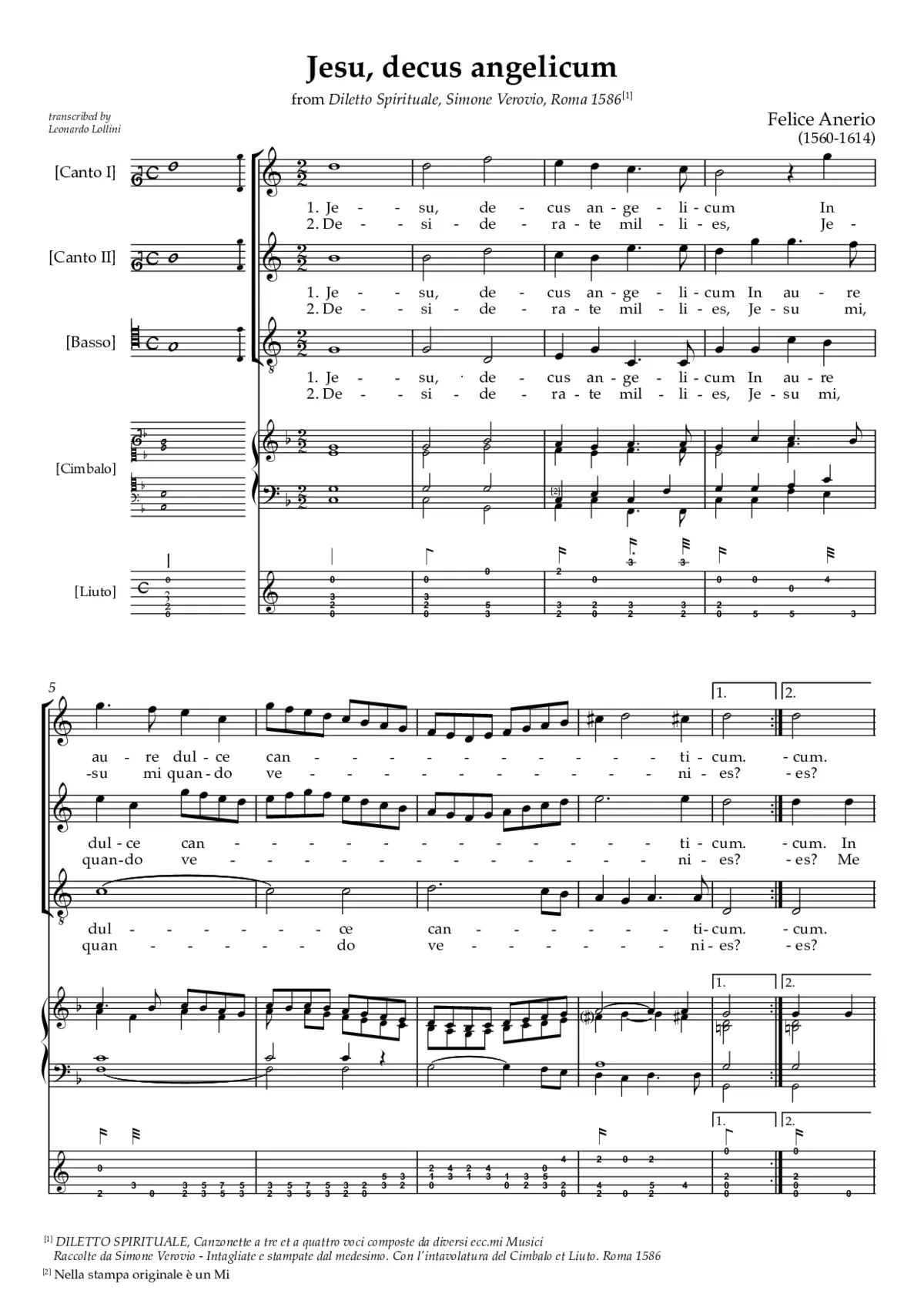 Iesu decus angelicum - Page 1