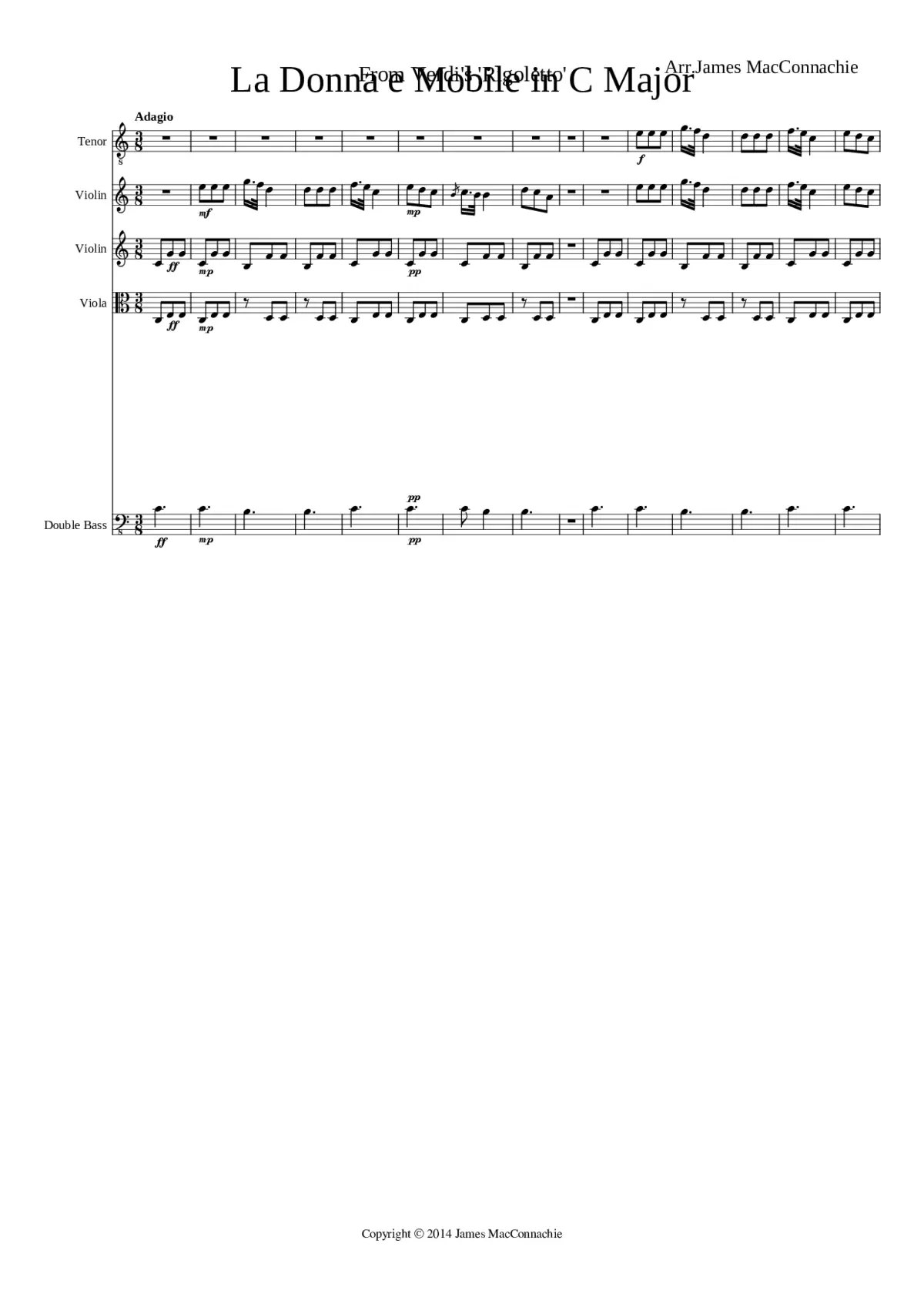 Rigoletto - Page 1