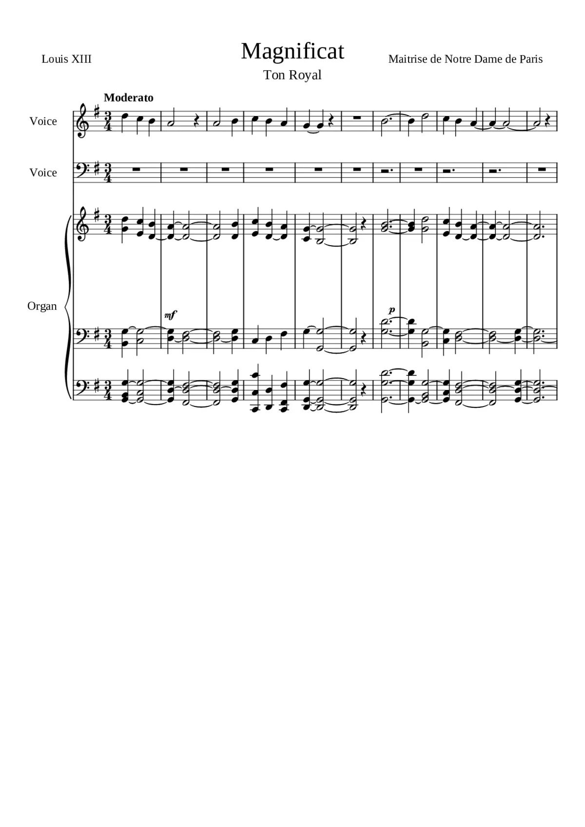 Magnificat - Page 1
